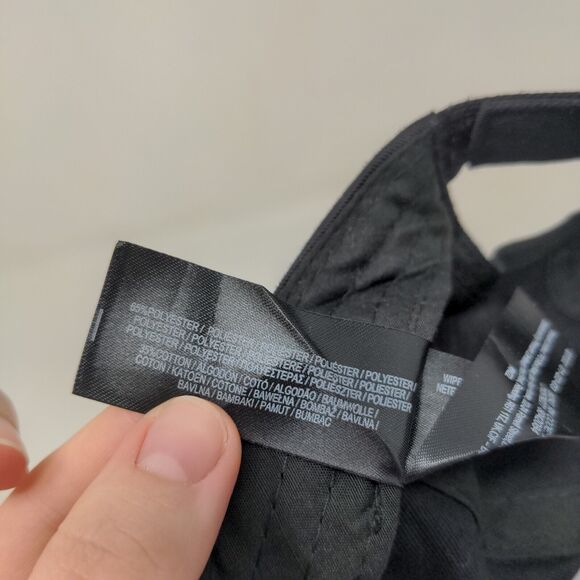 Primark Cares Men's Strapback Hat Black Adjustable Embroidered L Logo - Picture 8 of 8